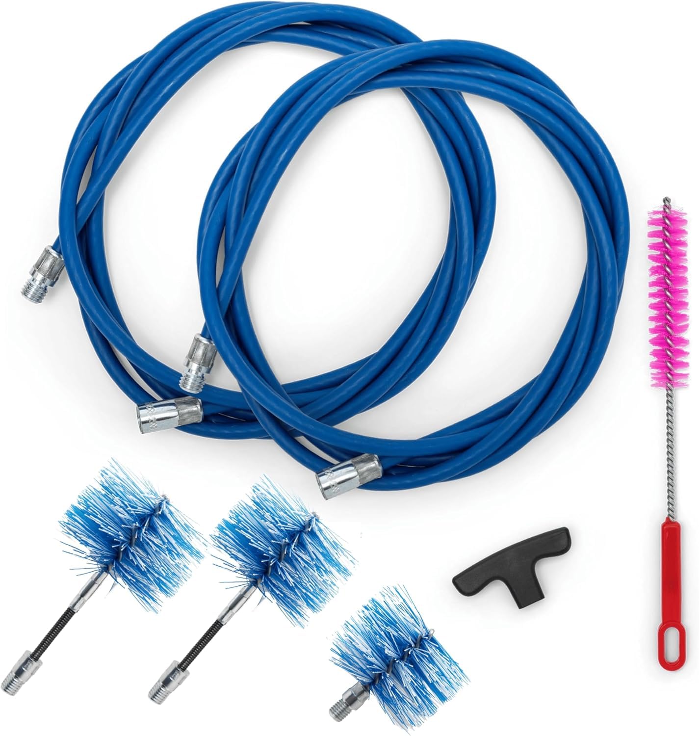 BARETTO Flex Kit Deshollinador Estufa de Pellets 6 Metros Ø 80-100-120 mm