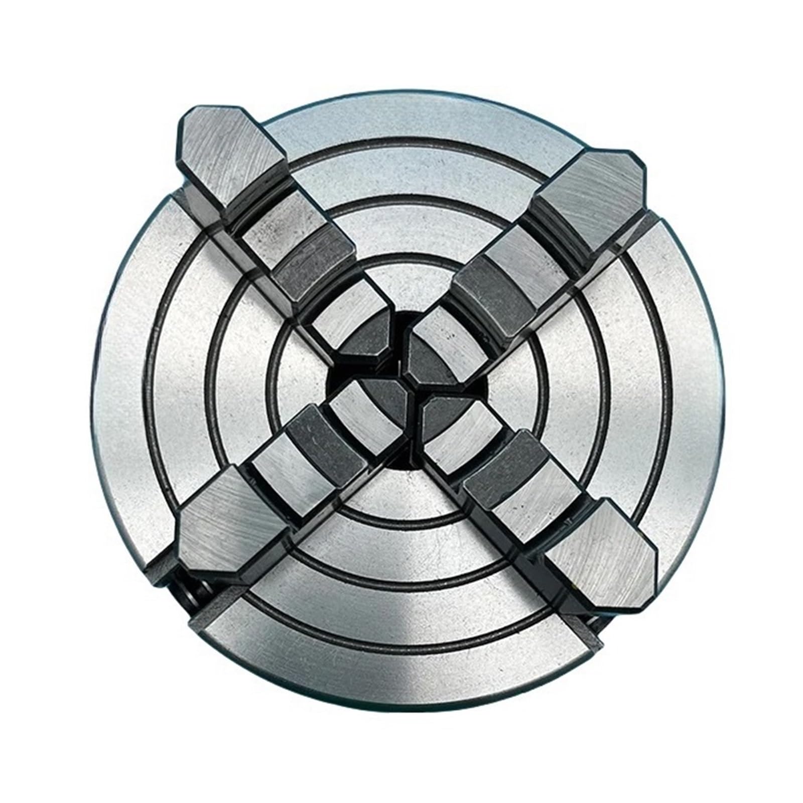 Mandrin de Tour K72-125, mandrin indépendant à 3 Trous, 4 Mors, 125 mm, Type Manuel, mandrin à Spirale en métal