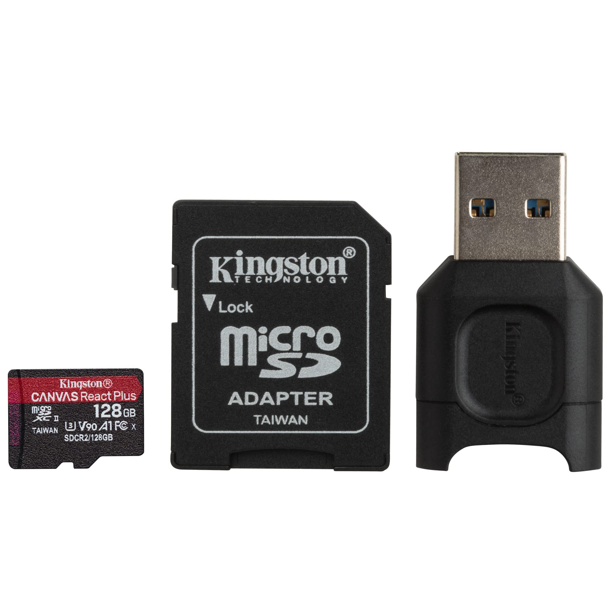 Amazon | Kingston 128GB キャンバス リアクト プラス V90 UHS-II