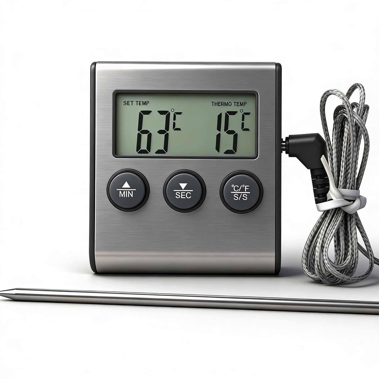 yivom Fleischthermometer Digital, Digitales Bratenthermomete