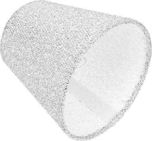 DOITOOL Pantalla de tela E27, pantallas de lámpara para lámparas de pie, decoración vintage, cubierta de lámpara colgante, lámpara feliz, pantalla