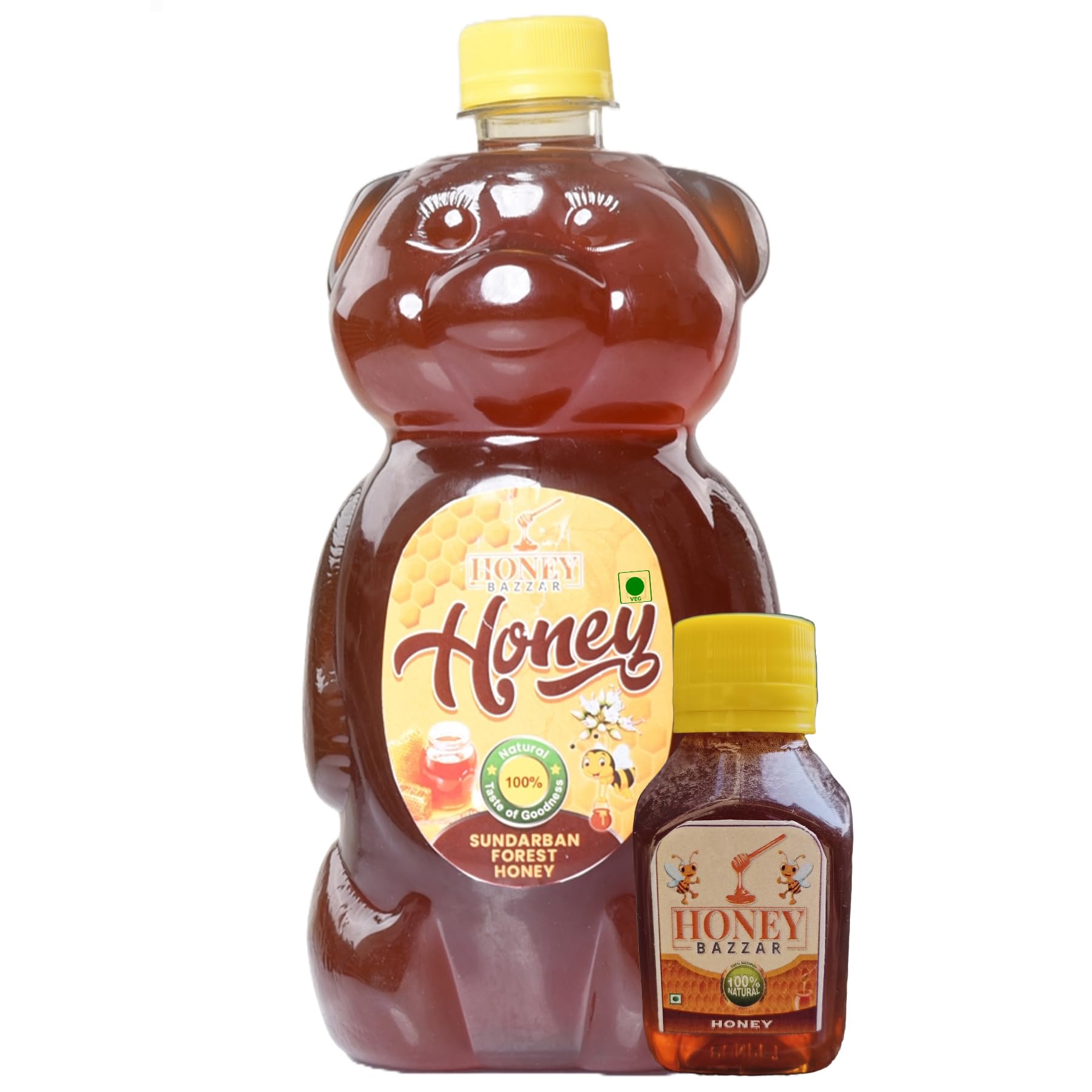 Honey Bazzar Sundarban Honey For Weight Loss | Honey with No Sugar Adulteration, Natural Unprocessed and Organic Honey For Skin & Face | 900 Gm (Get 100 Gm Extra) (B0CSPP3PWD) Amazon Price History, Amazon Price Tracker