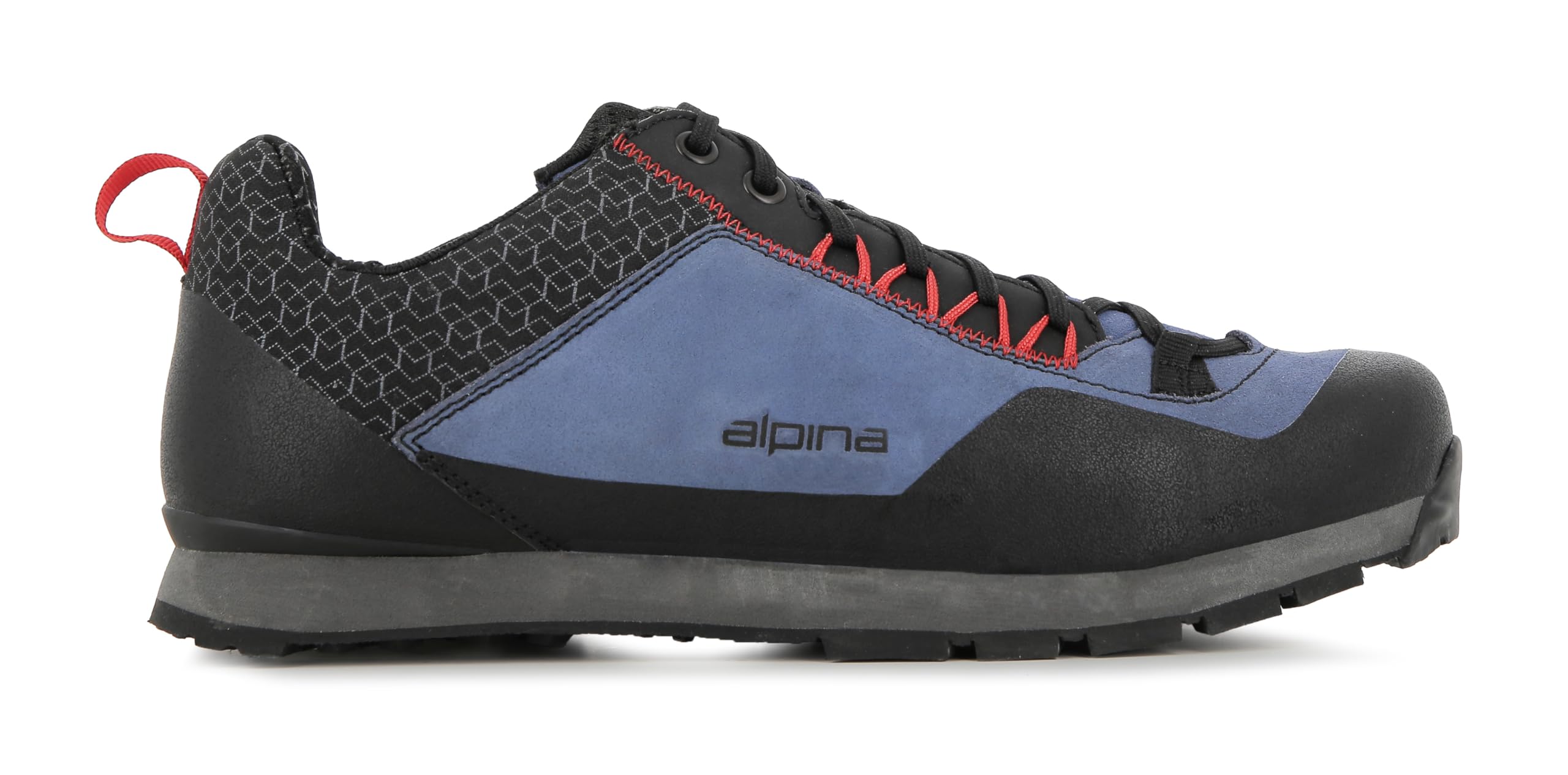 Alpina Lin 24 Wanderschuhe Herren und Damen | Leichte, Robuste Trekkingschuhe, Leder-Obermaterial, Atmungsaktive Wanderhalbschuhe, Rutschfeste Synthetik-Sohle
