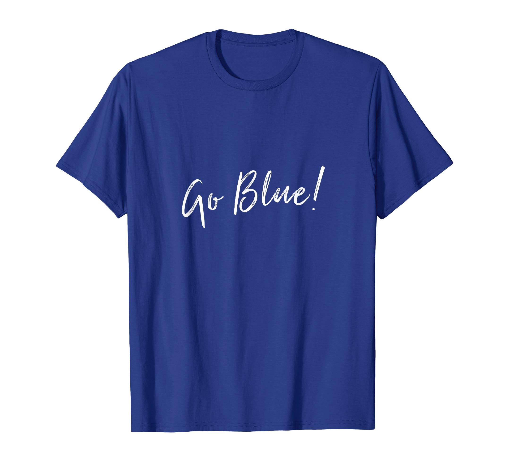 Go Blue! Team Spirit Game Competition Color War T-ShirtOEKO-TEX STANDARD 100