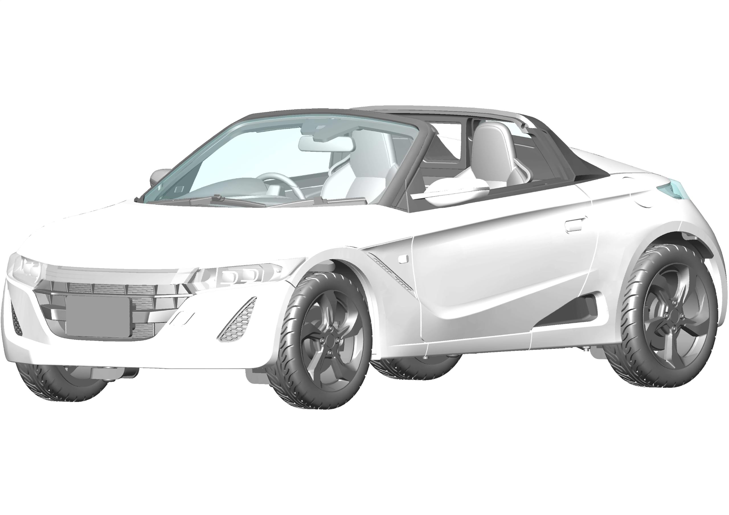 Amazon.co.jp: 1/24 車NEXTシリーズ No.30 Honda S660(前期型/α