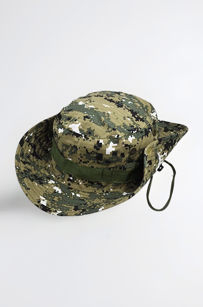 Niue Camo Boonie Bucket Hat, Camouflage Cotton Fishing Sun Hat, Unisex-Adults, Jungle Camo