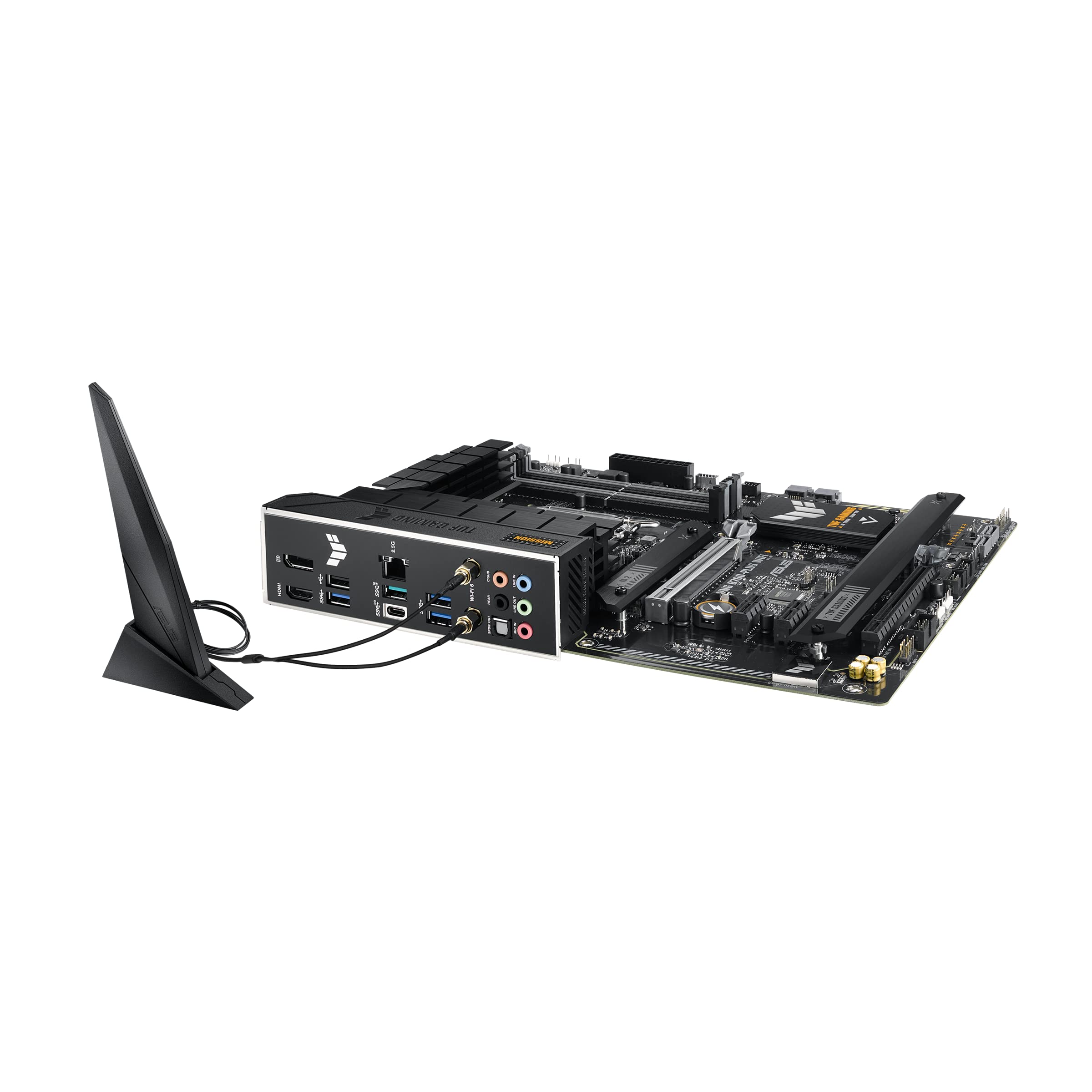 ASUS TUF Gaming B760-PLUS WiFi Mainboard Sockel Intel LGA 1700 (Intel B760, ATX, DDR5 Speicher, PCIe 5.0, 2X M.2, WiFi6, Thunderbolt 4, Aura Sync)