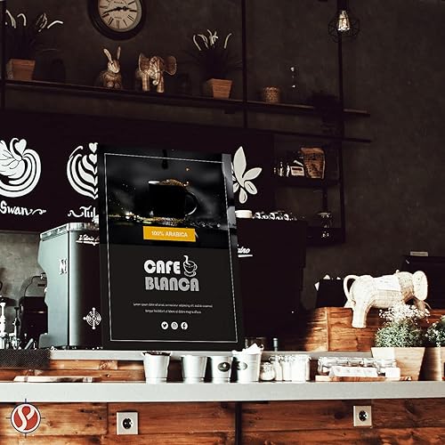 Miniatura 5 de Funda blanca pesada  Cubierta extra gruesa y duradera de 110 libras (297 GSM) - Acabado liso  Para artes y manualidades, postales, pósteres  Tamaño