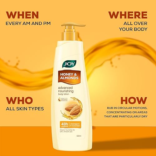 Miniatura 7 de Joy Loción Corporal Nutritiva Miel y Almendras 16.9 fl oz