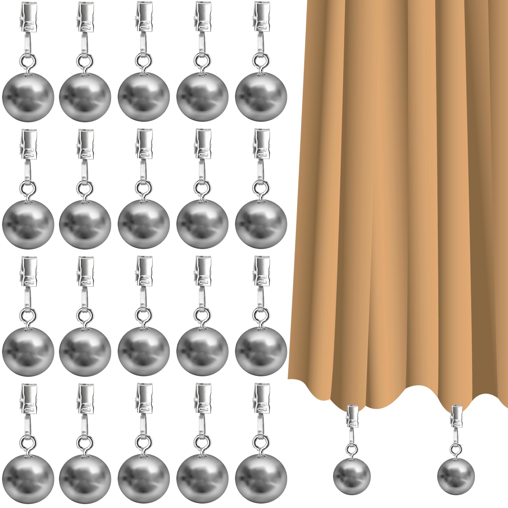 Photo 1 of Yteseery 20 Pack Outdoor Curtain Weights