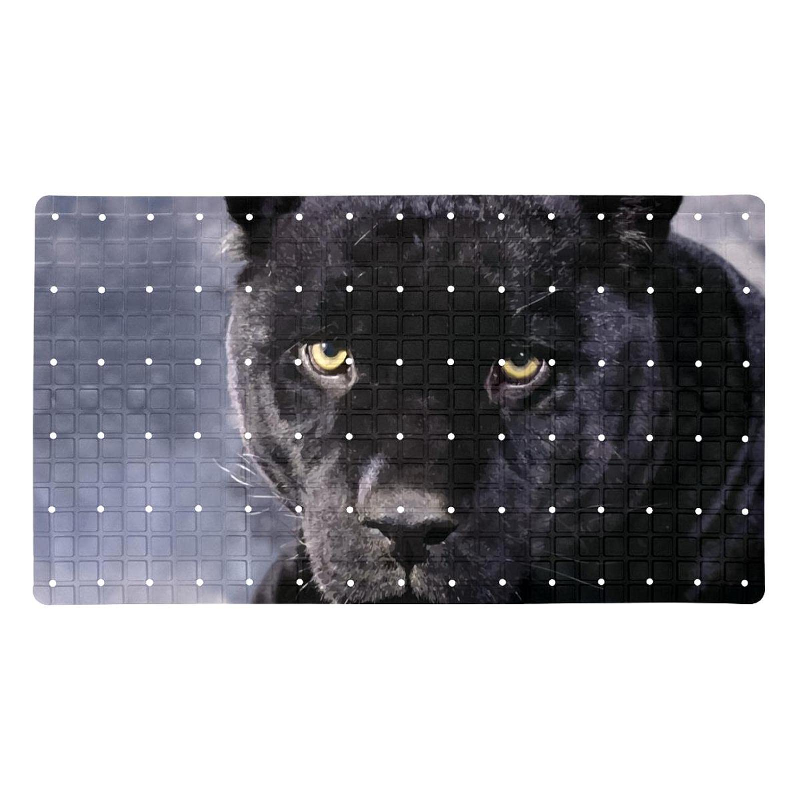 Tapis de bain antidérapant évacuation rapide eau stagnante PVC à ventouses 40x70cm