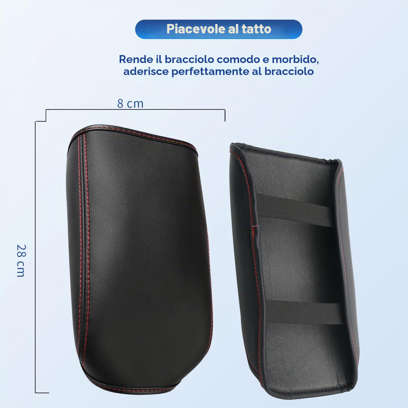 CDEFG Compatibile con VW Golf 7 7.5 MK7 GTI GTD GTE Copertura per Bracciolo Coperchio di Protezione della Scatola per Parti Console Centrale Guscio decorativo del bracciolo Accessori per Auto