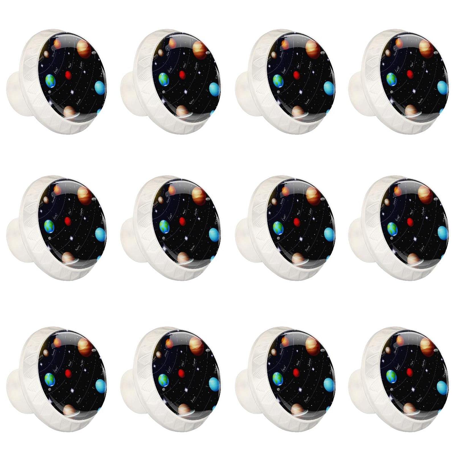 Boutons décoratifs ronds Mars Earth : modernisez votre armoire de cuisine démodée