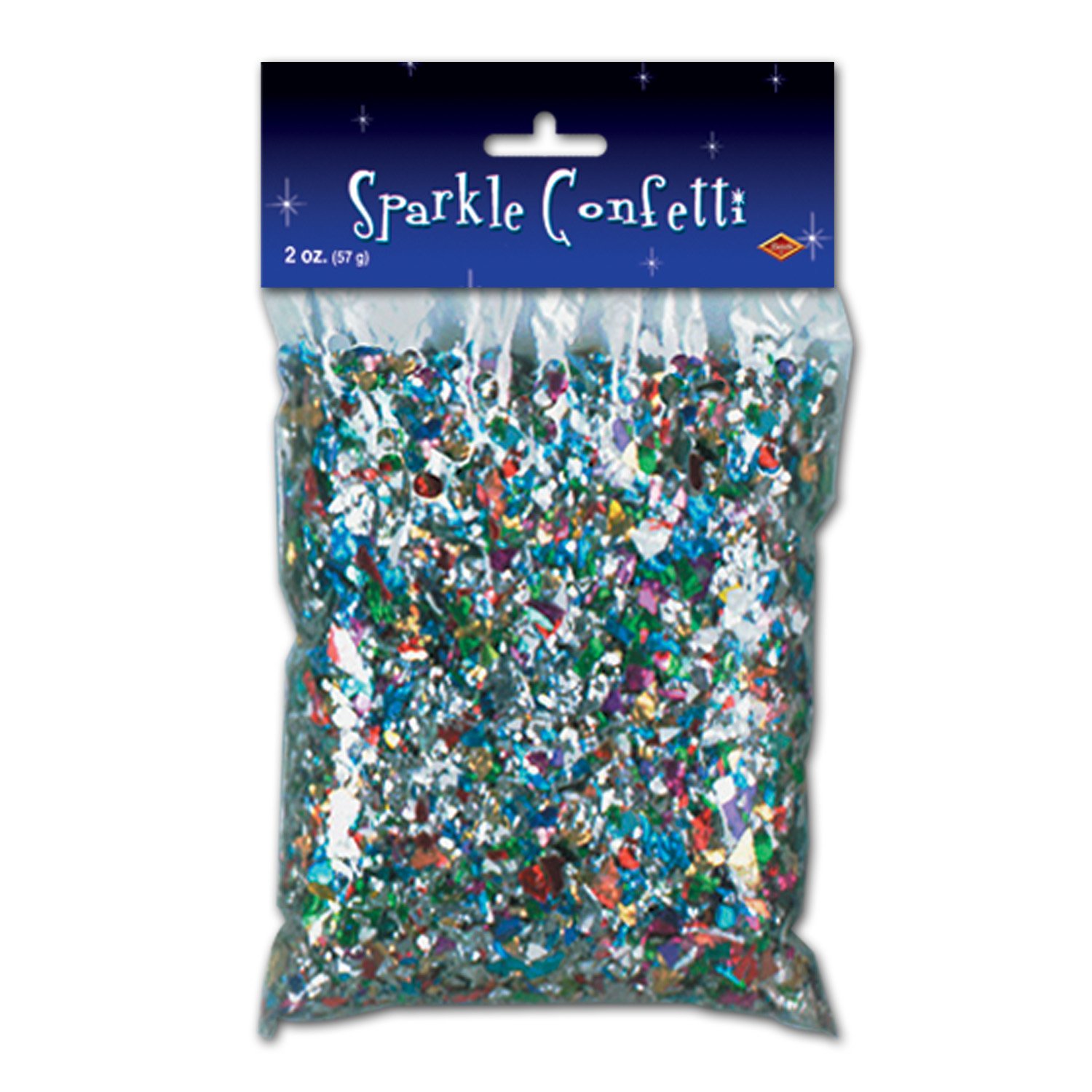 Beistle 88001-50 Packung, Sparkle Confetti, 2 Unzen pro Packung, 50 Packungen im Karton