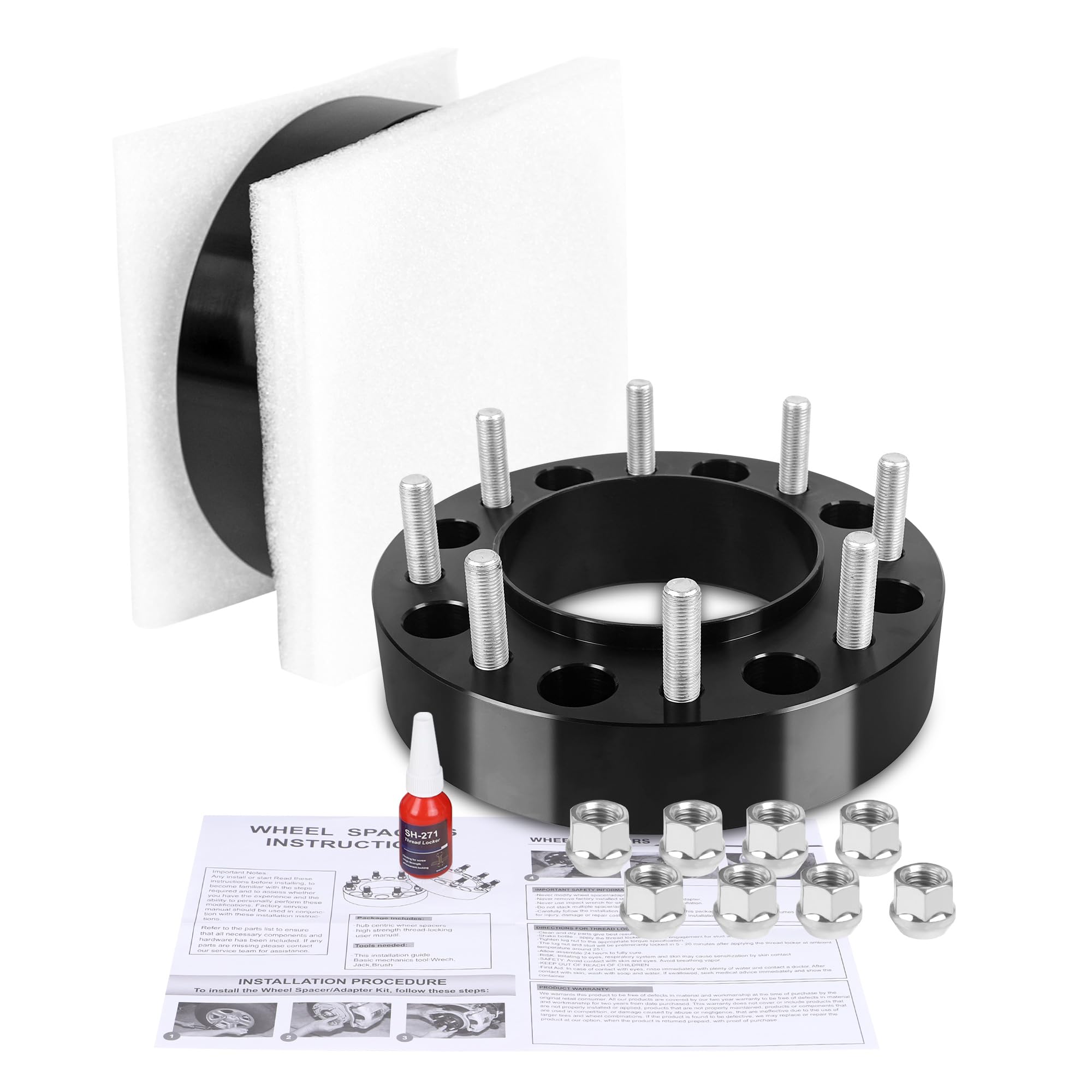 YIZBAP Wheel Spacers - Increase Tire Clearance for Silverado/Sierra -7