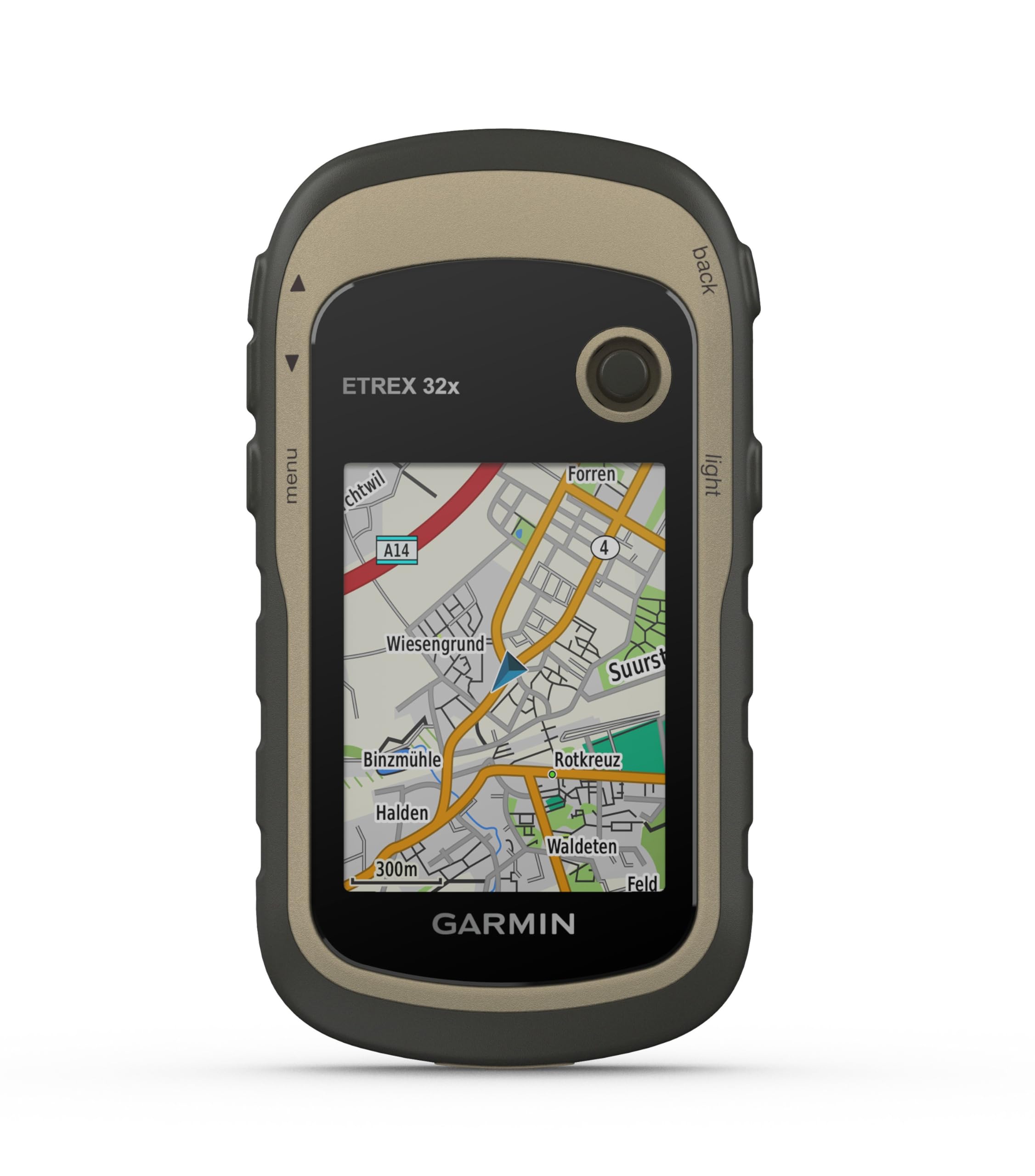 Garmin - eTrex 32x - GPS de Senderismo con mapas TopoActive Europe precargados con rutas y senderos enrutables - Brújula electrónica y altímetro barométrico - Verde (Reacondicionado)