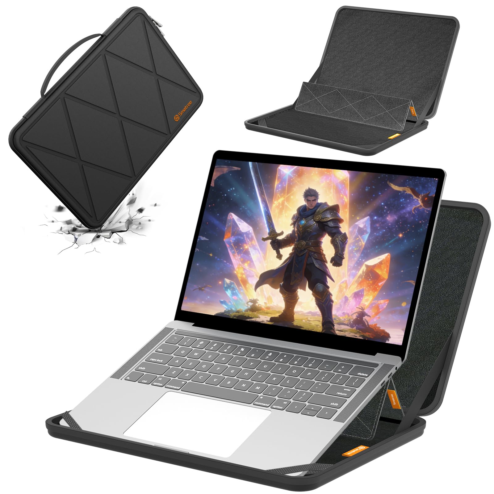 Smatree MS130 Protección rígida 18 Pulgadas Funda para portátil Compatible con Lenovo Legion, para DELL Pro MAX 18 Plus MB18250, MSI Crosshair 18 HX AI/Stealth, GIGABYTE AORUS 17/17X/AORUS Master 18