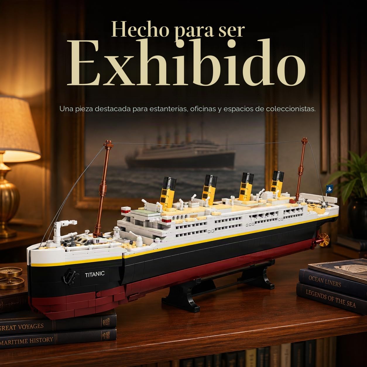 LYSOON - Juguete de construcción Titanic 2 en 1 (2022 piezas), diseño de barco con glaciar, ladrillos de sujeción, regalo para adultos, niños, niños y niñas de 6 a 12 años