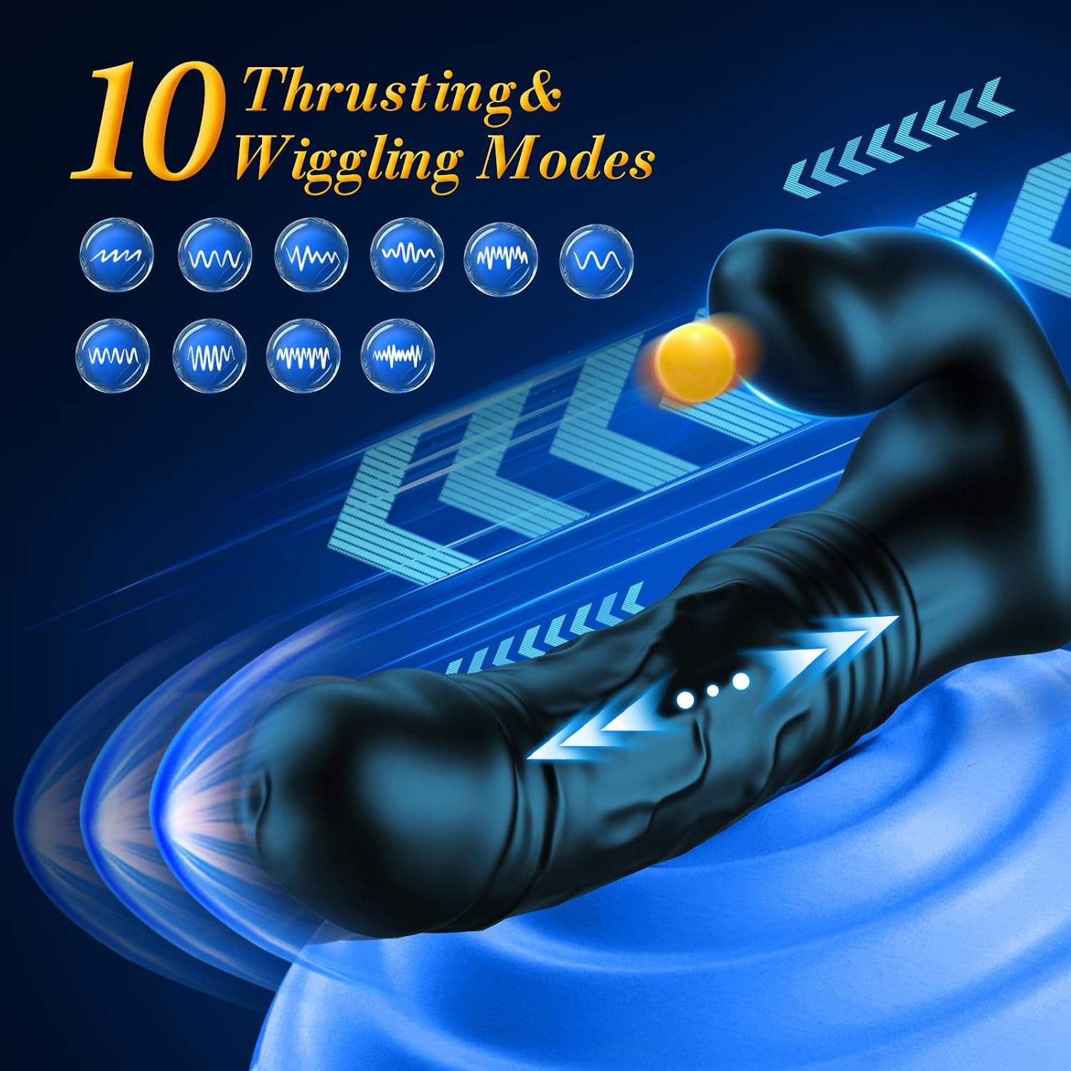 Anal Plug Vibrator Sex Toys for Men - Prostate Massager Anal Vibrators Butt Plug image 2
