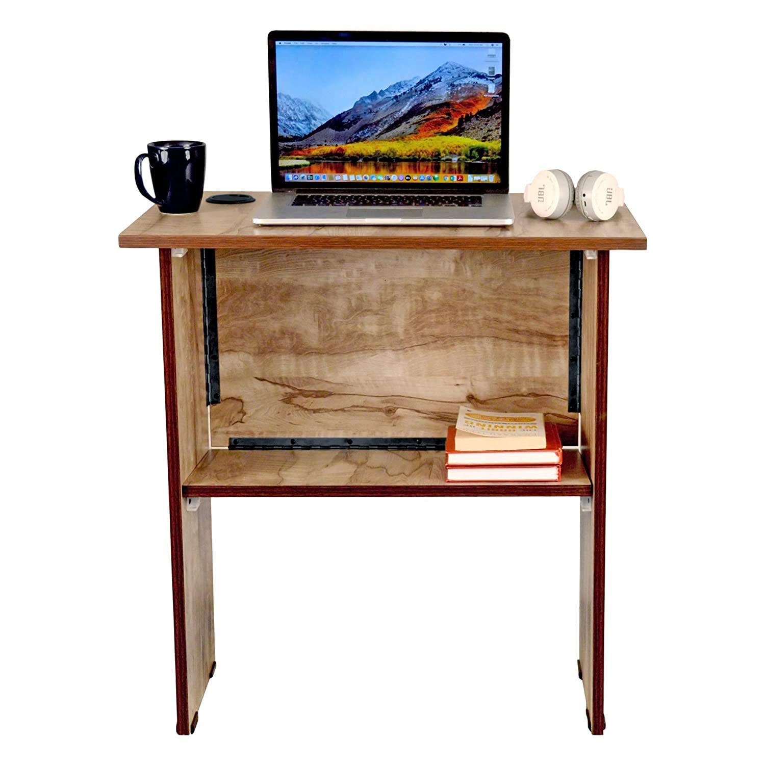 Buy EWARE Wooden Folding Computer Table for Laptop Study, Home Desk