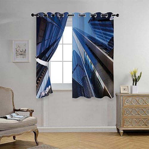 Miniatura 3 de Cortinas De Cocina Modernas Urban Grommet Short Door Curtains for Doorways Drapes 55Inch Width by 45Inch Length,2 Panels