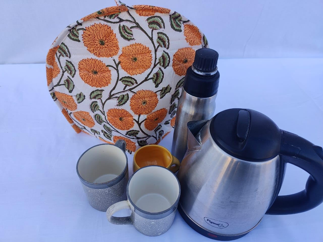 Hand Block Tea Cozy - Keep Tea Warm & Stylish -10 Hand Block Tea Cozy - Keep Tea Warm & Stylish -10