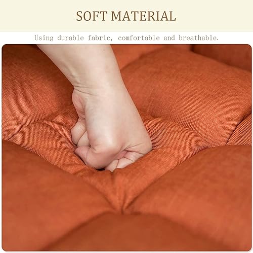 Miniatura 15 de FLOGUOR Silla de suelo, tumbona para interiores, sofá perezoso plegable ajustable de 14 posiciones con reposabrazos y una almohada, sillas