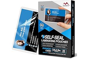 Everest Self Seal Laminating Pouches - Keeping Your Valuable Laminate Card Secure and Preserved