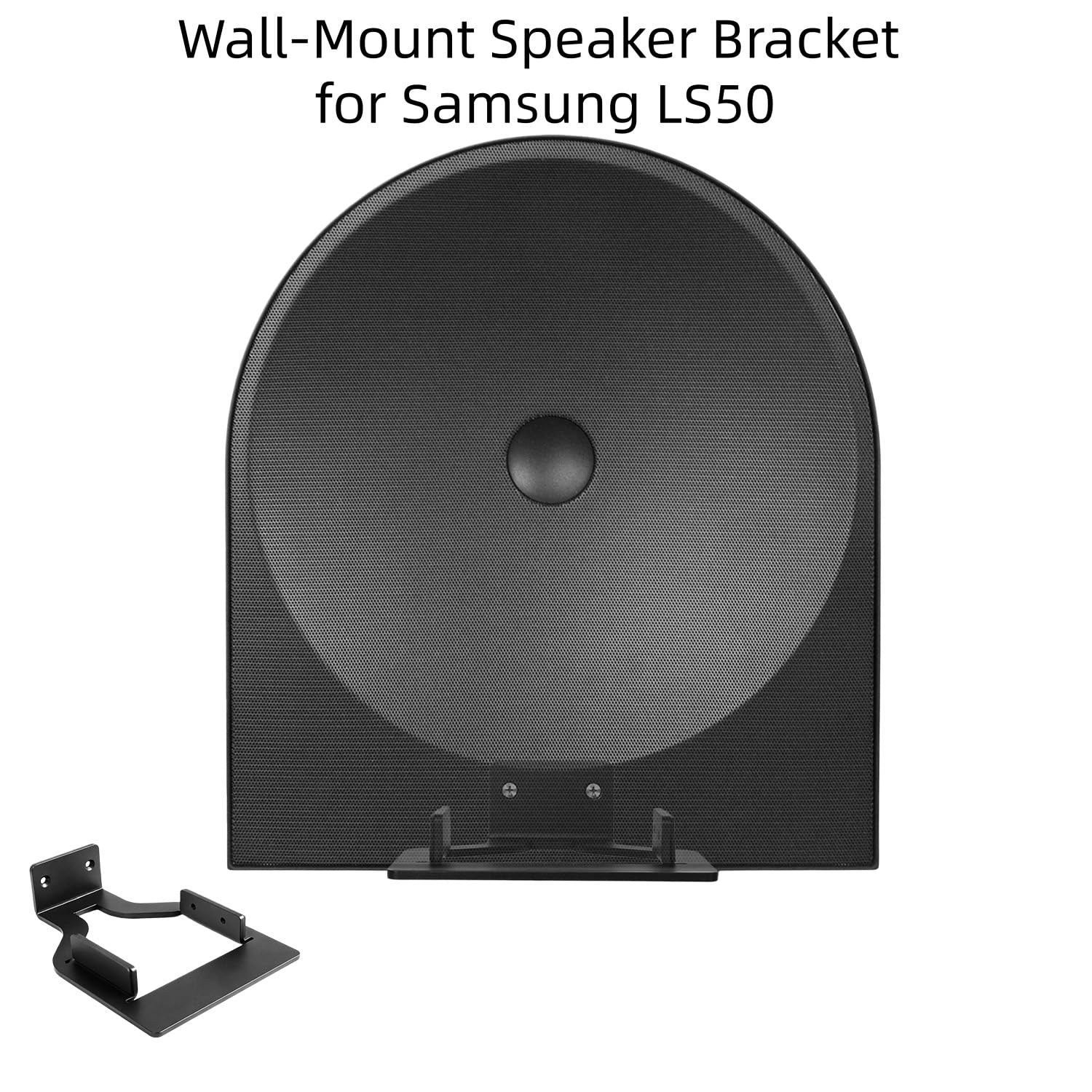 Supporto da Parete Regolabile per Altoparlante Samsung LS50, Supporto Flottante in Acciaio con Rotazione e Inclinazione, Accessori Audio per Home Theatre con Audio Surround ad Alta Resistenza