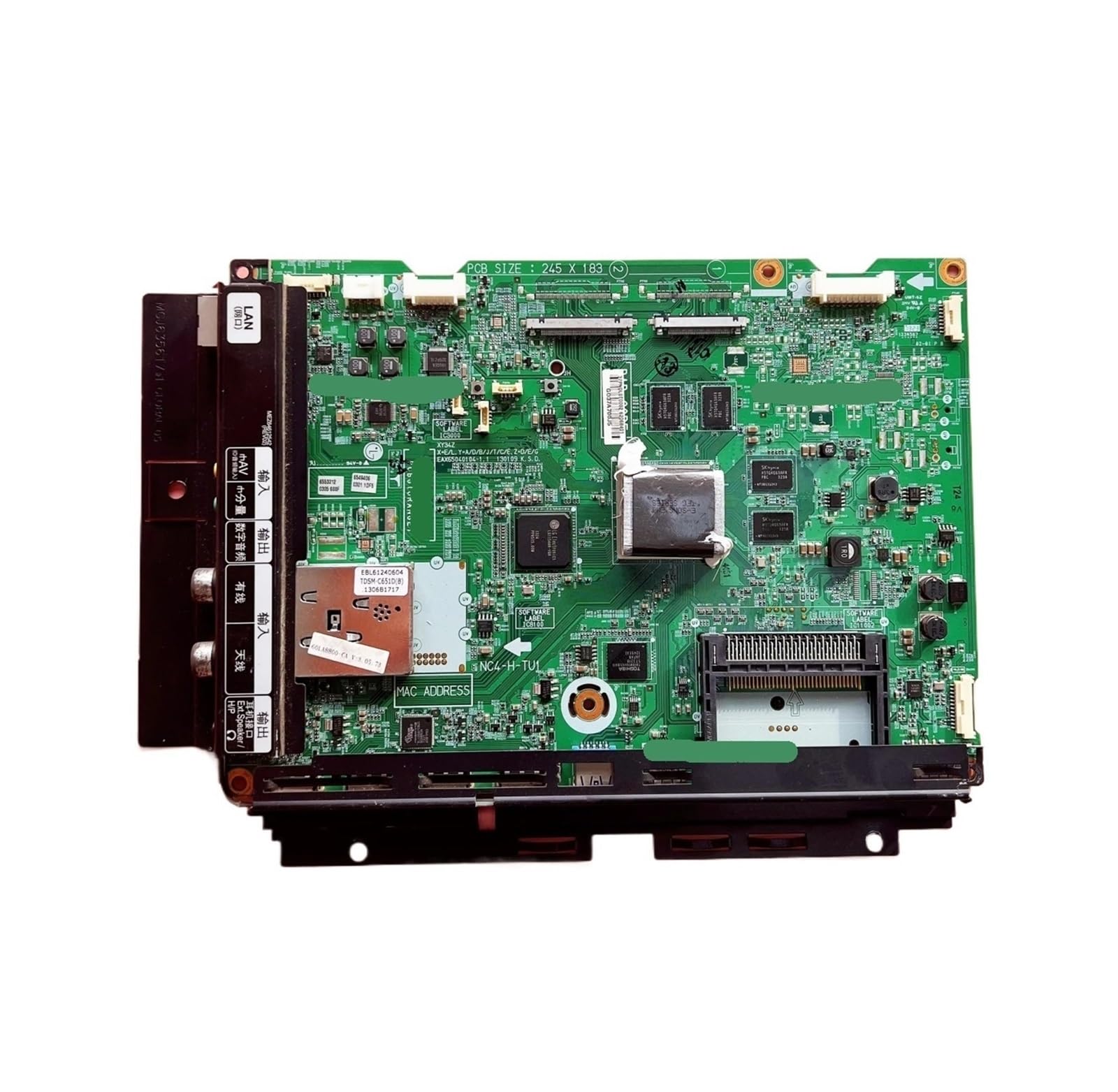 Carte mère BN40-00184A testée pour TV UA55C6200UF et écran 60LA8800-CA