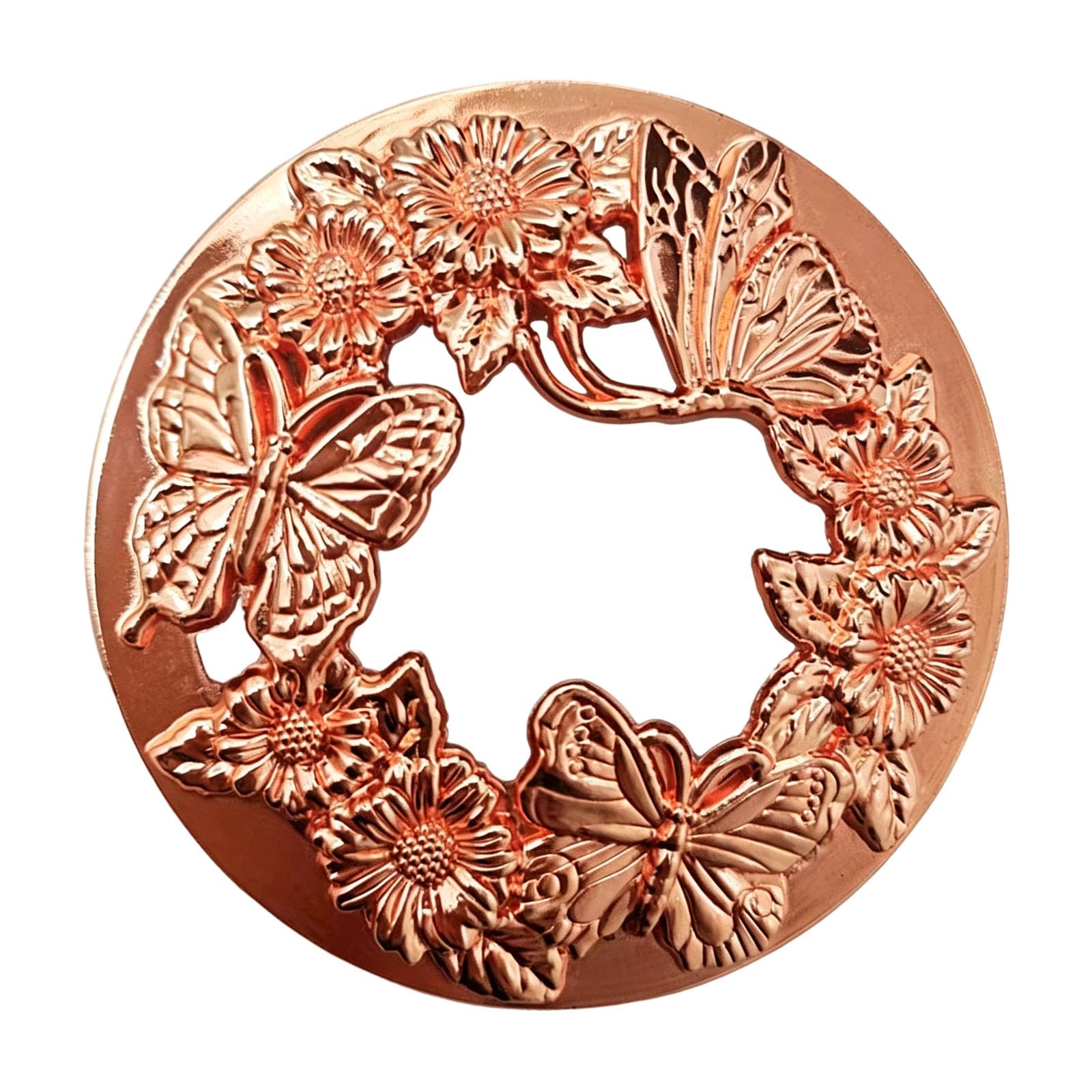 TQUXNGA Metal Toppers for Jar Candled Melt Evenly Elegant Carved Lid Shades Accessories Women Elegant Carved Lid Shades Metal Candled Toppers