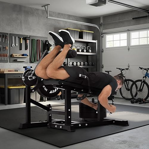 Miniatura 7 de RITFIT Combo de máquina de extensión y rizo de piernas y banco de pesas ajustable Rojo,Negro,https://www.amazon.com/dp/undefined