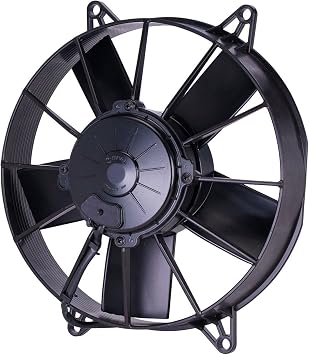 Spal 30102057 Puller Fan 10In High Performance ; For Use W/ 25Amp Fuse at 13V, 1 Pack