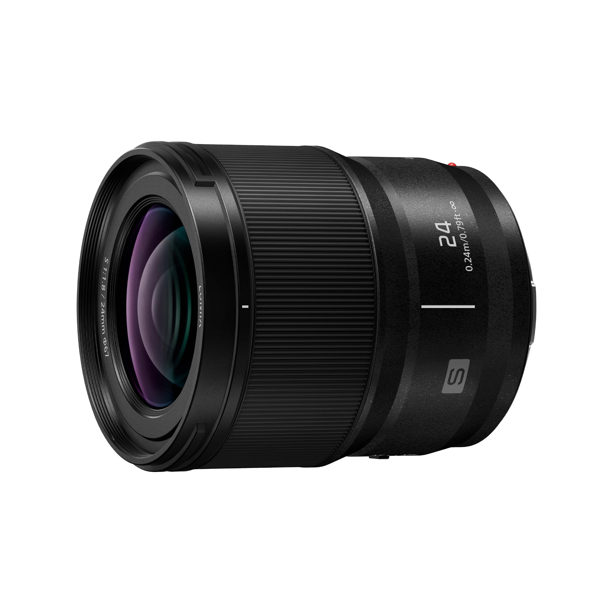 Panasonic Black Lumix S 24Mm F1.8 Lens In