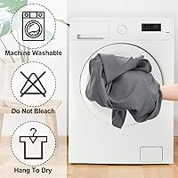 Vista 8 de Smiry Mantel cuadrado con textura de lino, mantel de arpillera impermeable a prueba de derrames, antiarrugas, mantel de tela decorativa lavable