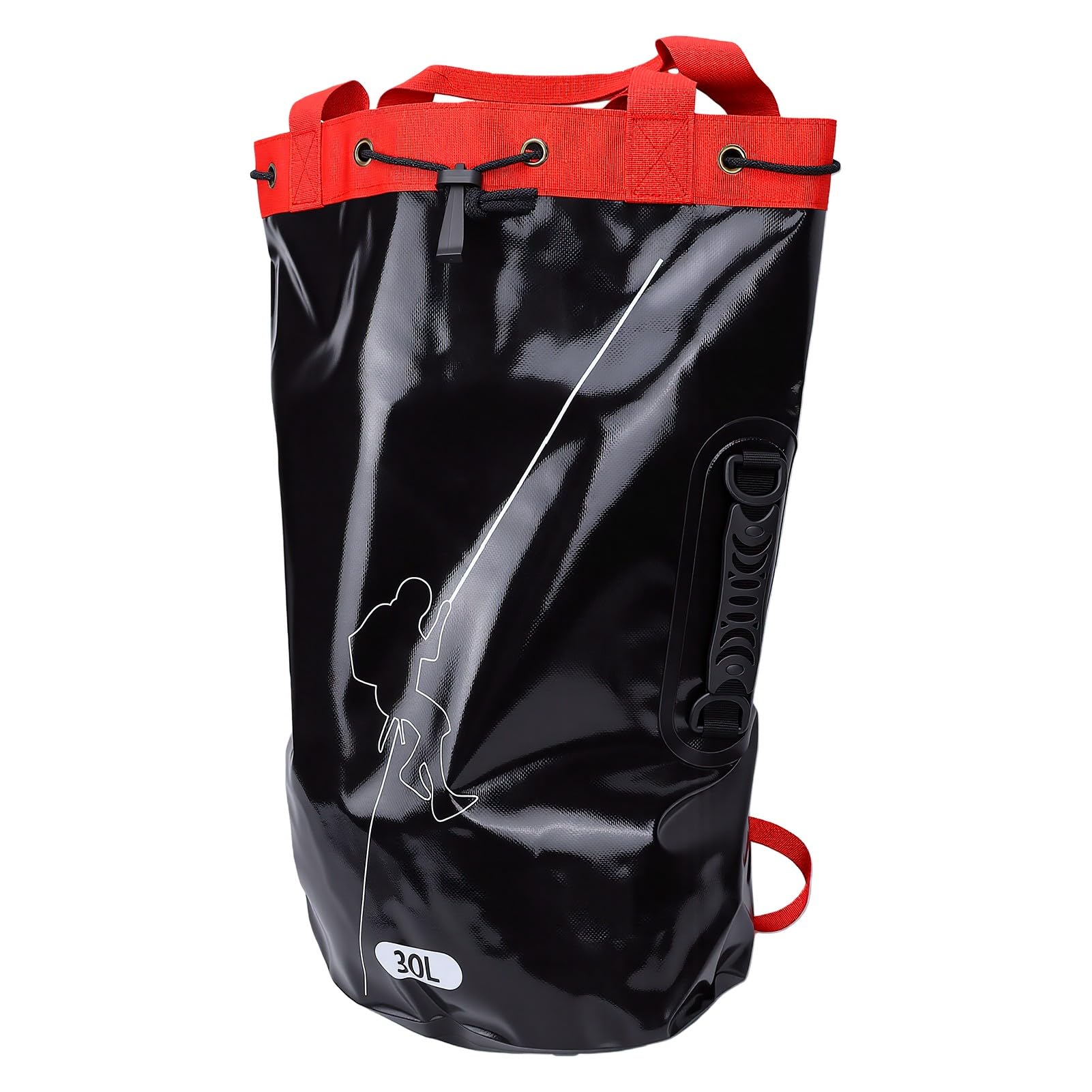 Dilwe Borsa da Arrampicata con 9 Fori di Drenaggio per Speleologia e (30L)