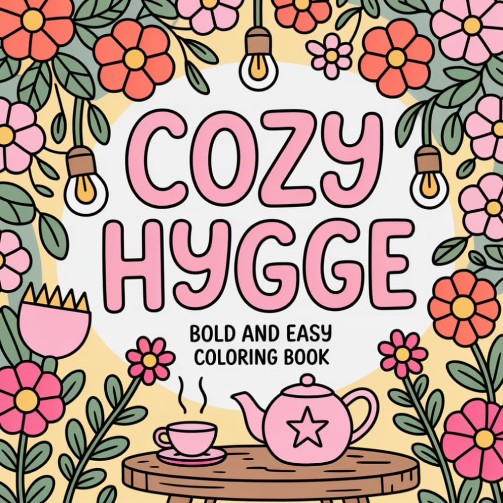 Cozy Hygge Coloring Book for Women – Relaxing Cozy Scenes, Cute Animals & Mindful Designs for Stress Relief: Escape into a World of Comfort and Warmth ... for Relaxation, Mindfulness, and Creativity