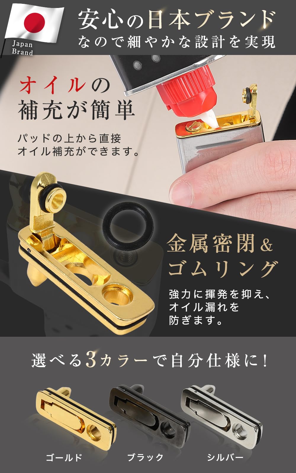 Amazon.co.jp: ZRICCOY 【3つセット】 オイル揮発防止メタルパッド 3倍 