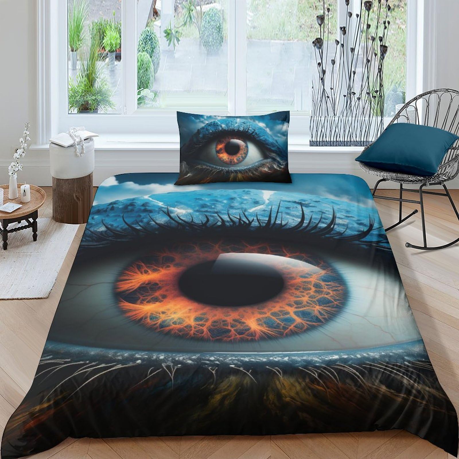 Parure de lit 3D Gaze Into The Abyss pour transformer la chambre des ados