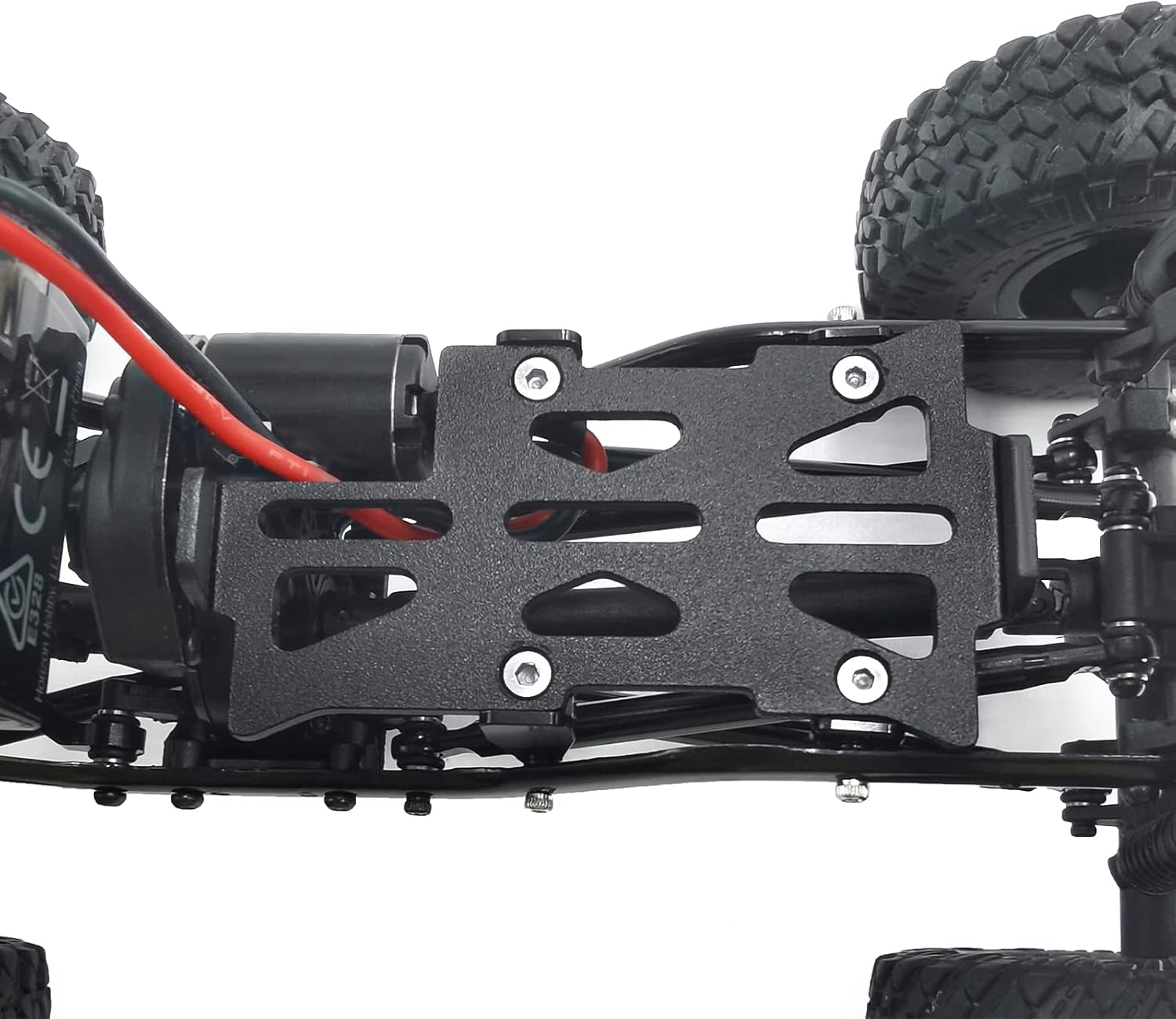 MORLORDY Aluminum Alloy RC Lower Battery Mount Bracket Plate Battery Holder Post for 1/24 RC Crawler Car SCX24 Upgrades Accessories AXI00001 AXI00002 AXI00006 AXI90081 AXI00004