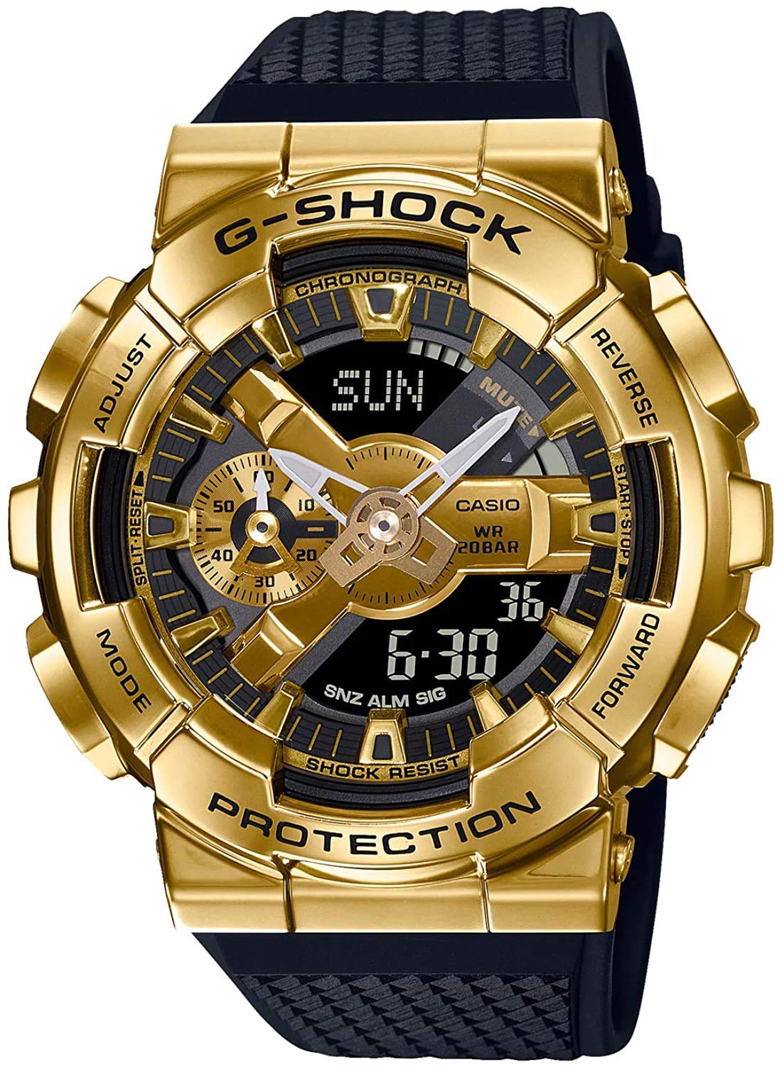 CASIO G-SHOCK GOLD 80’S Casio G-Shock G-Shock GM-110G-1A9 Wristwatch, Men's, Analog
