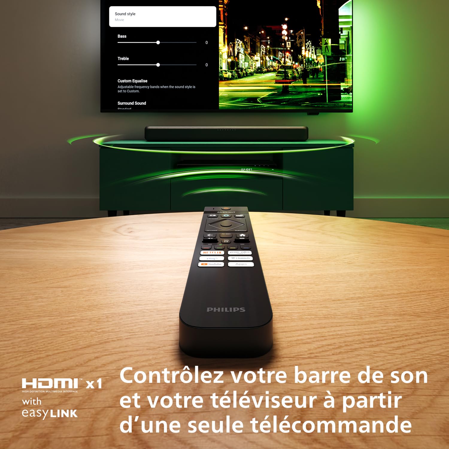 Philips TAB5109 Barre de Son 2.0