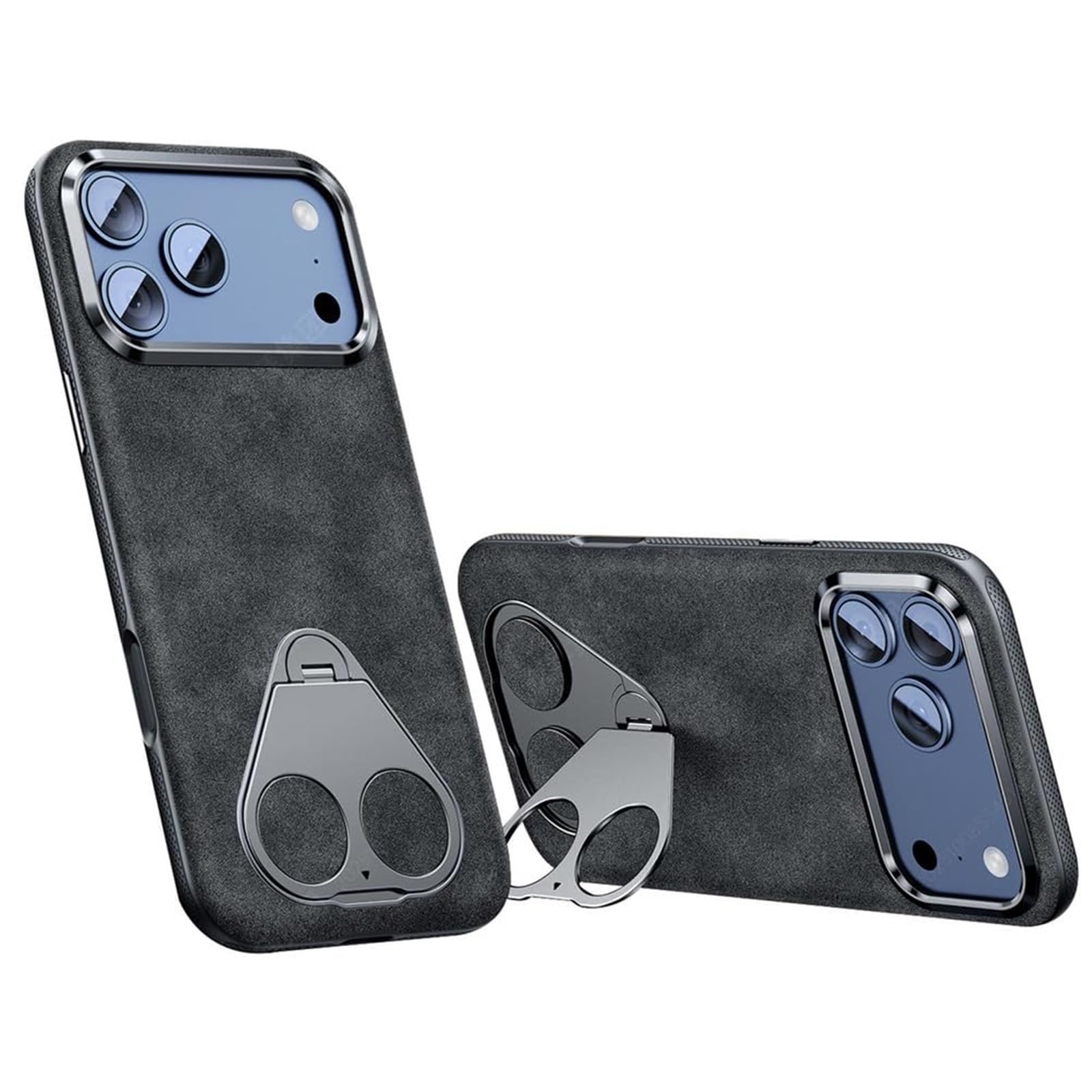 Etui do iPhone'a 17 Pro Max/17 Pro/17 Air/17, magnetyczna obudowa z kamerą, ochronny, bezprzewodowy uchwyt do ładowania (czarny, 17 Pro)