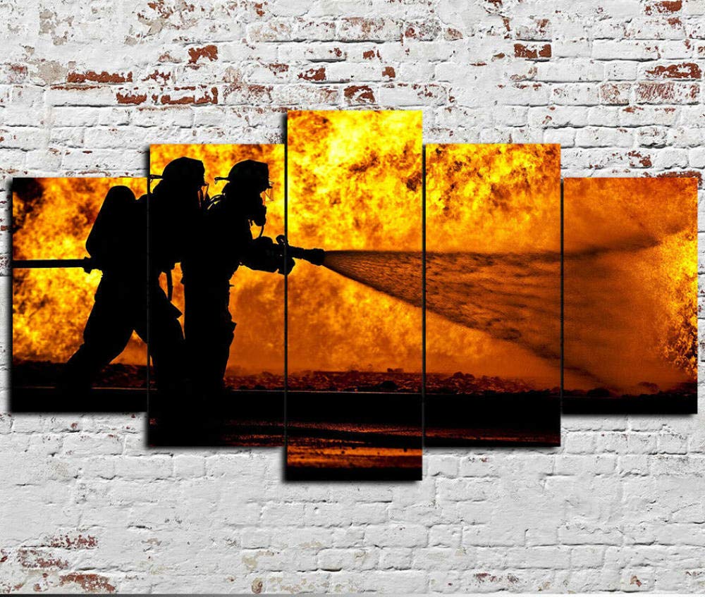 3D Leinwandbilder 5 Teile XXL Vlies Leinwand Bilder Dekoration Spielmalerei Mehrteilig Aufhängen
