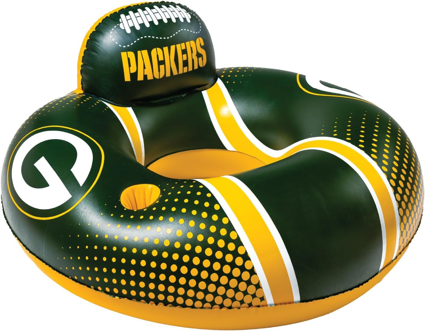 BigMouth 42” Inflatable Pool Floats Officially Licensed NFL Fan Gear Merchandise Back Support Inner Tube for Adults and Teens