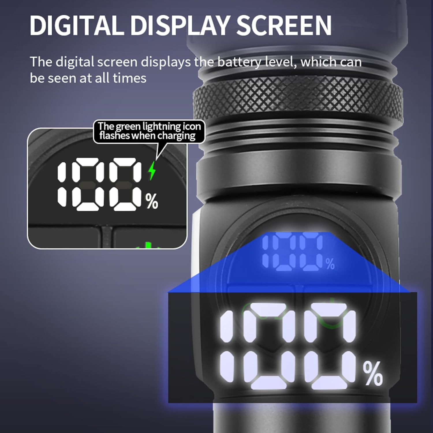 Rechargeable LED Flashlight High Lumens,Adjustable Focus Magnetic Flashlights,9 Light Modes,USB&Type-C, COB Sidelight,Small Super Bright Flash light for Home,Emergency,Camping(Battery Included)