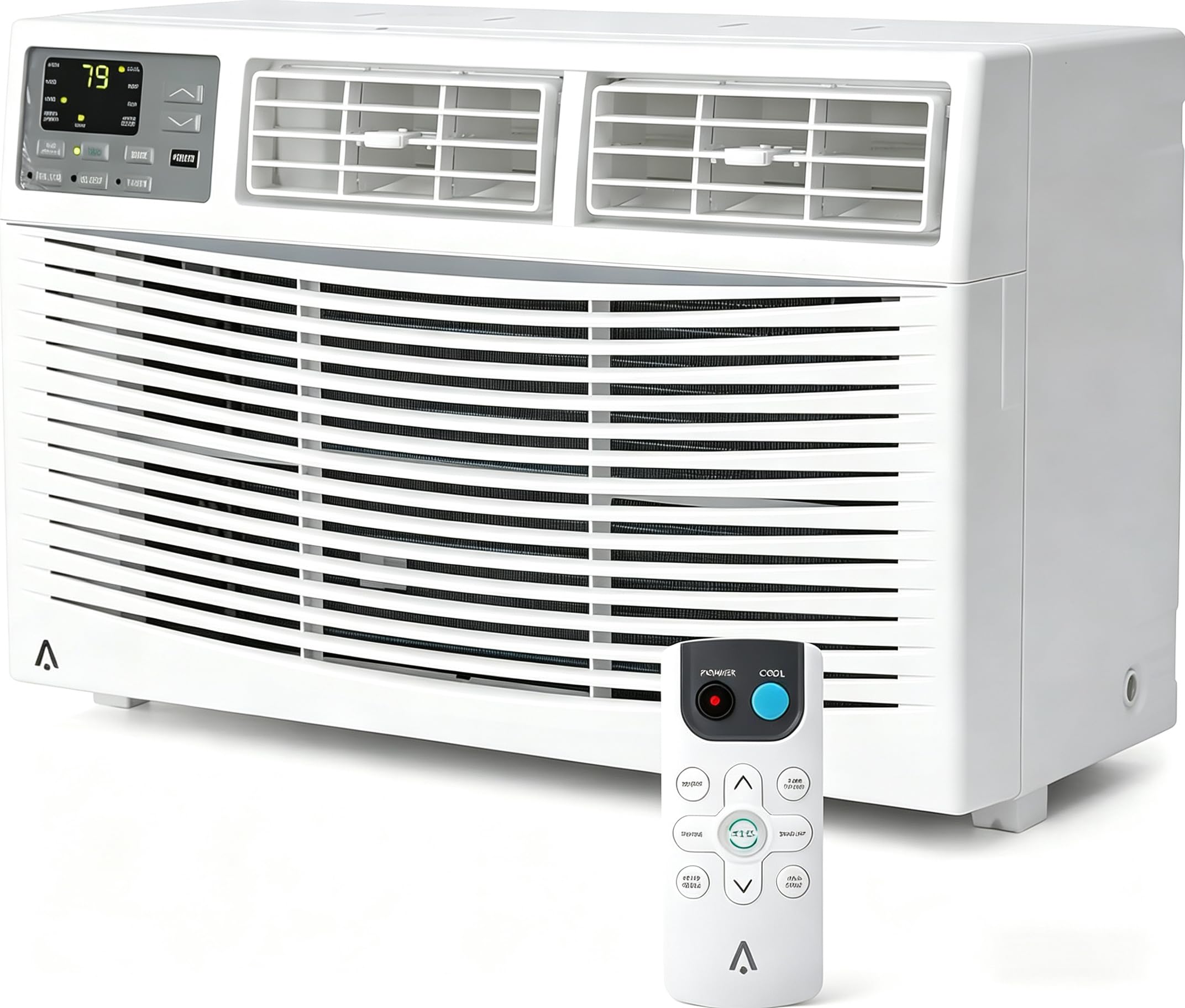 Photo 1 of *Used/minor damage* 8000 BTU Window Air Conditioner, Window AC Unit 115V Cools Up to 350 Sq.Ft, Energy Saving with Remote & App Control & Timer, Perfect for Small Bedroom or Living Room, Easy Install Kit