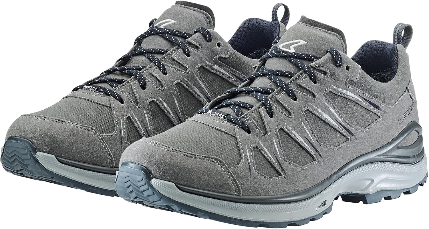 LOWA INNOX EVO II GTX Low Shoe, Grey navy, 10.5