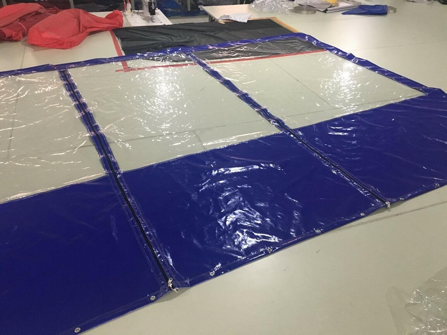 Waterproof Commercial 0.5mm Vinyl Clear Awning Canopy Roll Up Patio Enclosure (8x10ft.)