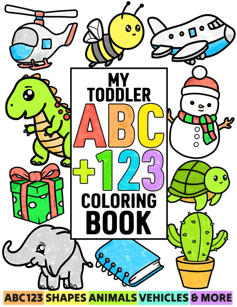 My Toddler ABC + 123 Coloring Book